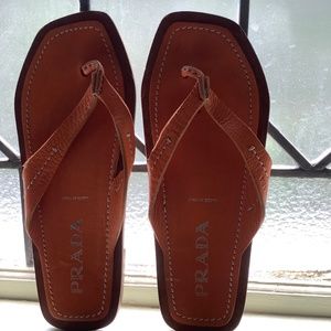 Prada thong sandal good condition preowned